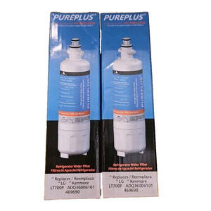 LOT 2 - PurePlus Refrigerator Water Filter LG KENMORE ADQ36006101 LT700P 469690